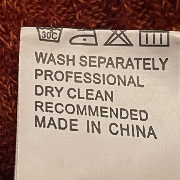 Shein woman’s deep rust colored cowl neck, short sweater, size large - Picture 9 of 9